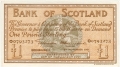 Bank Of Scotland 1 Pound Notes 1 Pound,  9. 9.1947